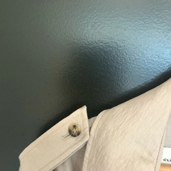 Club Monaco Lyocell trench XS great condition very pretty colour! Crinkle vibe - Picture 7 of 14